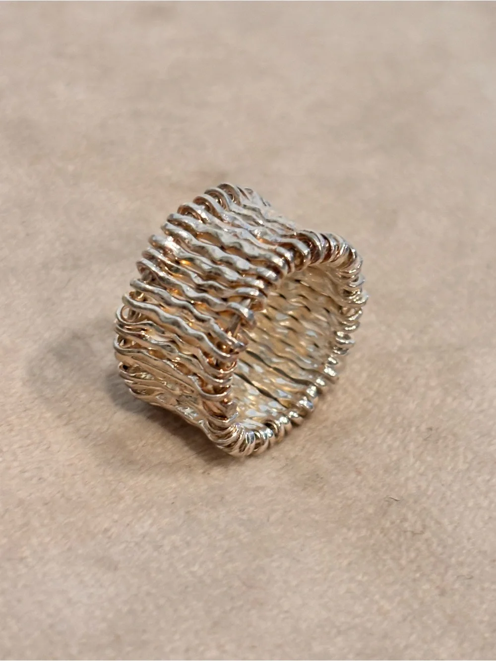 Designer 925 Sterling Silver Ring - Size 6